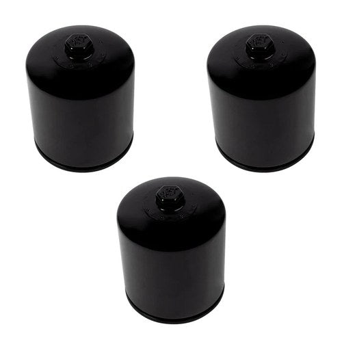 3 Pk K&N Performance Spin On Black Oil Filter KN-171B Harley Davidson Motorcycle