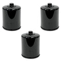 3 Pk K&N Performance Spin on Black Oil Filters KN-170 Harley Davidson Motorcycle
