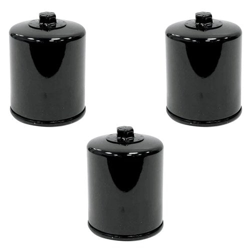 3 Pk K&N Performance Spin on Black Oil Filters KN-170 Harley Davidson Motorcycle