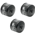 3 Pack K&N Performance Spin On Oil Filter KN-160 BMW Bimota Husqvarna Motorcycle