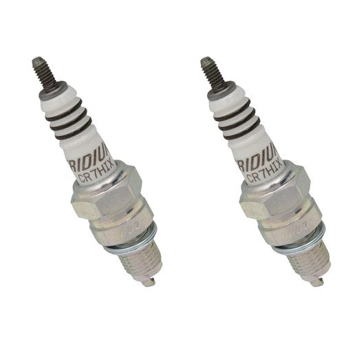 2 Pack Ngk CR7HIX 7544 Iridium IX Spark Plugs Honda Kawasaki Suzuki Yamaha