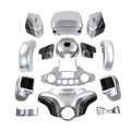 Fairings Bodywork Fit For Harley Electra Glide 14-24 Silver/Black Honeycomb Fade