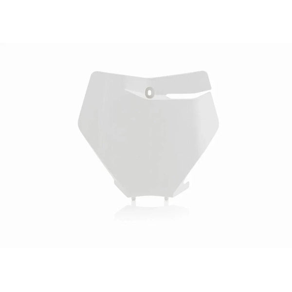 Acerbis 2736270002 Front Number Plate White
