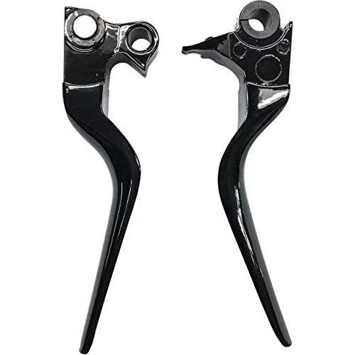 Harddrive 53326 Lsr Lever Set Black Big Twin 96-16 XL 96-03 with Cable Clutch