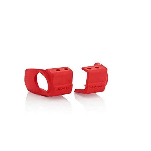 Acerbis 2726610004 Fork Shoe Protectors Red