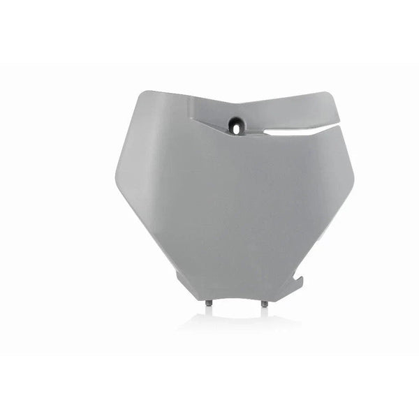 Acerbis 2736270011 Front Number Plate Grey