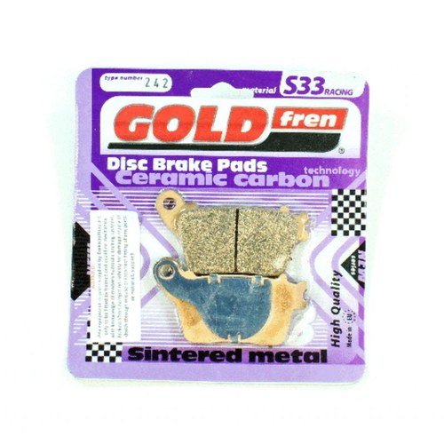 Brake Pads Racing Ceramic Carbon Goldfren S33-242 (EBC FA436)