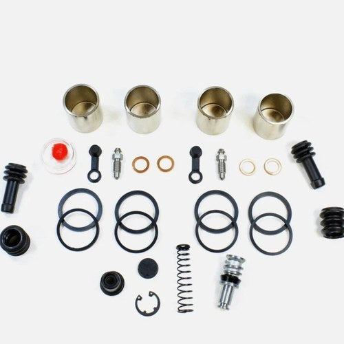 Brake Caliper Seal Kits for Front (2) & Rear Caliper with Master Cylinder Rebuil