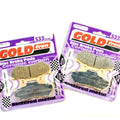 Brake Pad Set GoldFren Racing Front S33-049 Ebc Equiv FA69/2 for 2 calipers