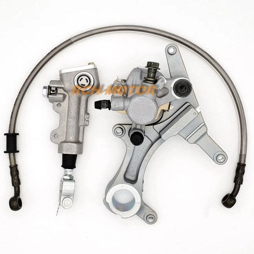 Rear Brake Caliper Master Cylinder & Hose Assembly for Kawasaki KX450F 2006-2018