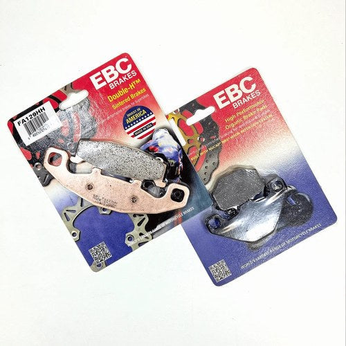 Brake Pad Set Ebc HH Frt+Organic Rear-1994-2009 Kawasaki EX 500R Ninja Frt 2 Pr