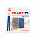 Motorcycle Brake Pads by Craft T4-017 / Ebc pads FA145 & FA236