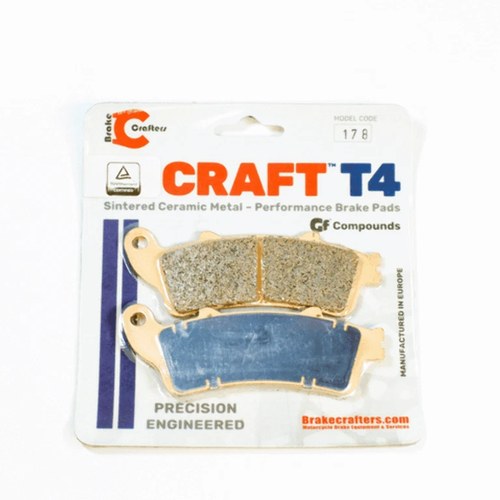 Motorcycle Brake Pads by Craft T4 for Select Honda & Victory Models Ebc FA261