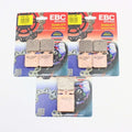Ebc Sintered Brake Pads 3 Pair FA322/4HHx2+FA47HH Front & Rear for select Ducati