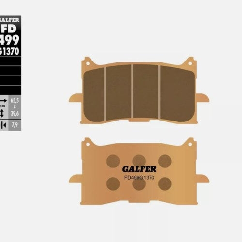 Galfer Brake Pads Front Sintered FD499G1370 (EBC FA679)