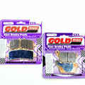 Brake Pad Set Racing GoldFren 3 Pair F/R S33-258x2 S33-242 Ebc FA447HH / FA436