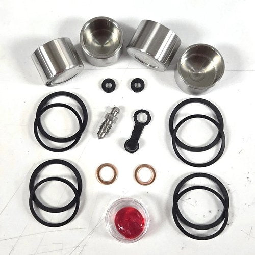 Brake Caliper Seal And Stainless Piston Kit for select Honda & Kawasaki Front
