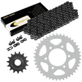 Black Drive Chain And Sprocket Kit for Kawasaki Ninja 1000 ZX1000 Abs 2011-17