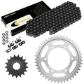 Black O-Ring Drive Chain and Sprockets Kit for Yamaha R1 YZF-R1 2004-2008