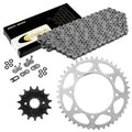 O-Ring Drive Chain & Sprockets Kit for Kawasaki KLR650 KL650 1987 1988 1989 1990
