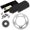 Black O-Ring Drive Chain and Sprockets Kit for Triumph Bonneville 800 T100 02-05