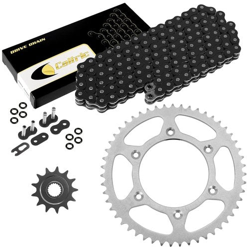 Black O-Ring Drive Chain & Sprockets Kit for Honda CR125R 1987-2003