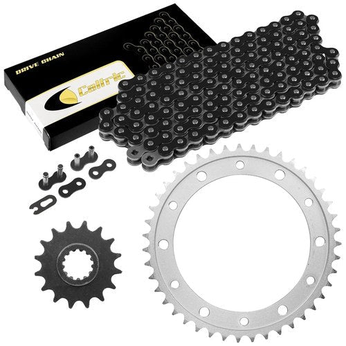 Black Drive Chain And Sprocket Kit for Honda VFR750F Interceptor 750 1990-1997