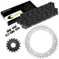 Black Drive Chain And Sprocket Kit for Honda VFR750F Interceptor 750 1990-1997