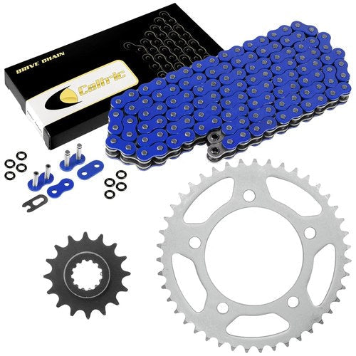Blue O-Ring Drive Chain & Sprockets Kit for Honda CB600F Hornet 2007-2013
