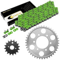 Drive Chain & Sprockets Kit for Kawasaki KZ650E Ltd 650 1980 Green