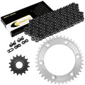 Black Drive Chain And Sprocket Kit for Honda RVT1000R Rc51 2000-2006