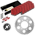 Red O-Ring Drive Chain & Sprockets Kit for Kawasaki ZX900 Ninja ZX9R 1998-01