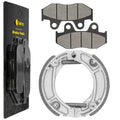 for Honda XR500R Pro Link 500 1983 1984 Front Brake Pads & Rear Brake Shoes