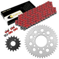 Red Drive Chain And Sprocket Kit for Honda VF750F V45 Interceptor 1983 1984