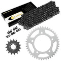 Black Drive Chain And Sprocket Kit for Honda CB600F 599 2004 2006