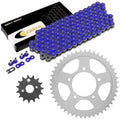 Drive Chain & Sprockets Kit Fits Suzuki GSX600F Katana 600F 1998-2006 / Blue