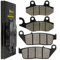 Caltric Front and Rear Brake Pads for Triumph America / America LT 2003-2016