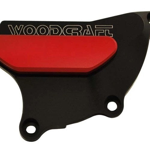 Honda Cbr 1000RR 2004-07 Woodcraft Rhs Engine Clutch Cover Protector - Red Plate