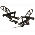 Honda 2011-14 Cbr 250R Woodcraft Racing Rearsets - Complete Kit Reverse Shift