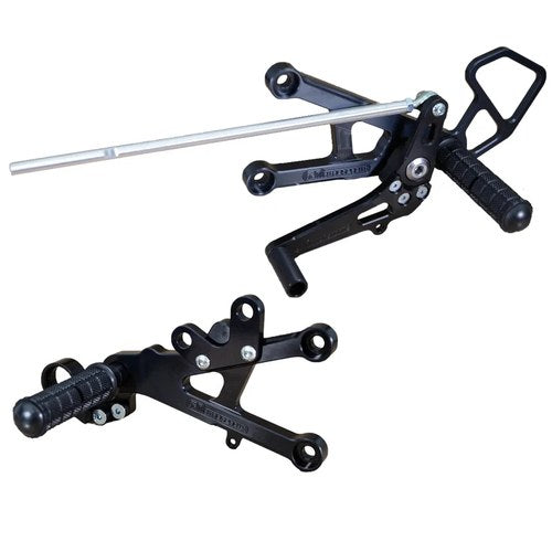 Yamaha 2006-2016 YZF-R6 Woodcraft Racing Rearsets / Footpegs - Standard Kit