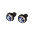 Driven Halo Stainless Steel Universal Bar Ends - Blue DHBEW-BL
