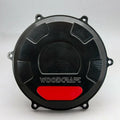Ducati 2018-24 Panigale V4 R / S Woodcraft Right Side Clutch Cover Red Skid Pad