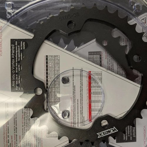 Yamaha 2008-2018 XV250 V-Star Vortex Racing 520 Rear Steel Sprocket 38