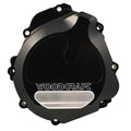 Suzuki 2003-04 Gsxr 1000 Woodcraft Left Side Engine Stator Cover - Silver Plate