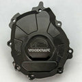 Yamaha 2015-25 R1 R1M R1S Woodcraft Left Side Engine Stator Cover Black Skid Pad
