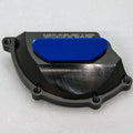 BMW 2015-18 S1000XR Woodcraft Lhs Stator Engine Cover Protector - Blue Plate