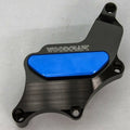 Honda 2007-25 Cbr 600RR Woodcraft Rhs Engine Clutch Cover Protector - Blue Plate