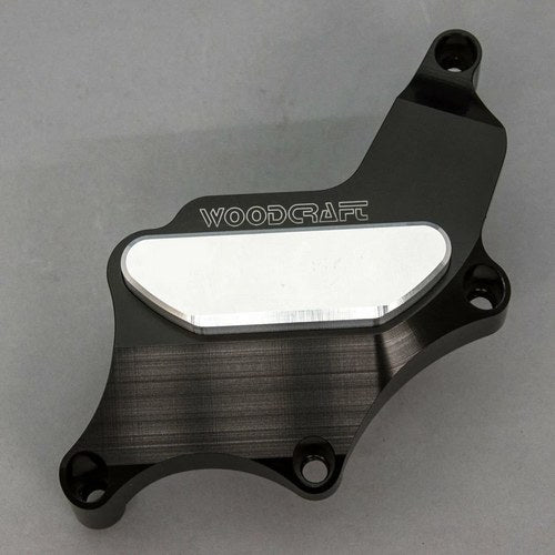 Honda 2007-25 Cbr 600RR Woodcraft Rhs Engine Clutch Cover Protector Silver Plate