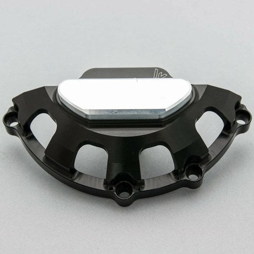 Triumph 2013-17 Daytona 675 / R Woodcraft Lhs Stator Cover Protector -SILVER Pad