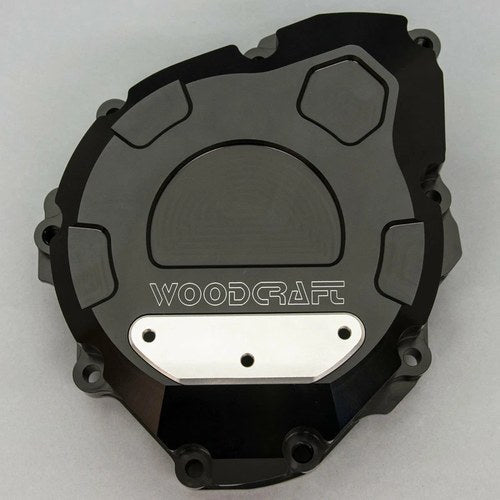 Suzuki 1999-2020 Hayabusa Woodcraft Left Side Engine Stator Cover - Steel Plate